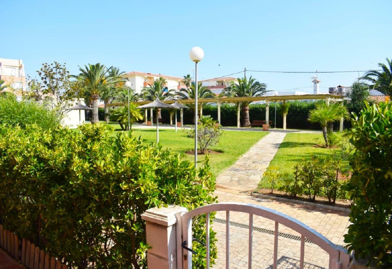 Apartamento Bajo Terraza Acceso Piscina Y 1ª Linea Playa Las Marinas Dénia Eksteriør billede